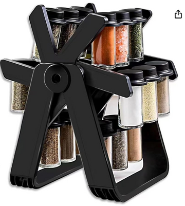 18 Jar Rotating Spice Rack - 𝕒𝕝 𝕥𝕒𝕨𝕗𝕚𝕢