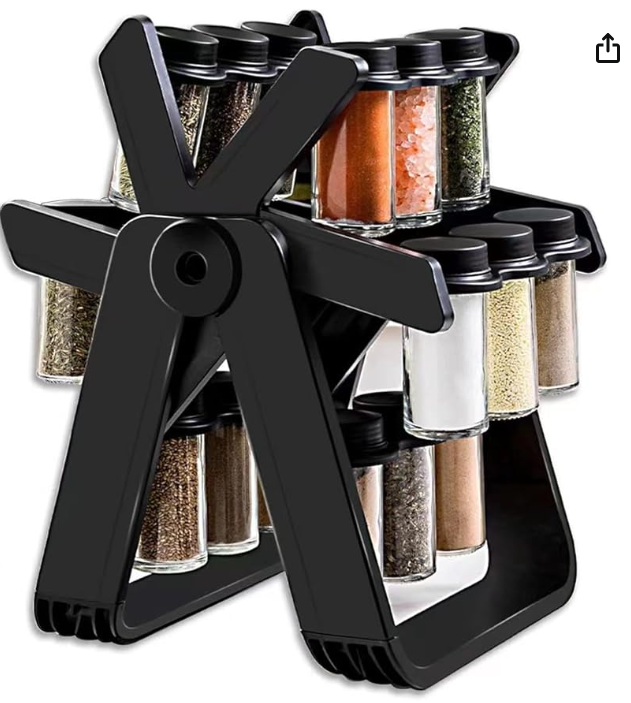 18 Jar Rotating Spice Rack - 𝕒𝕝 𝕥𝕒𝕨𝕗𝕚𝕢