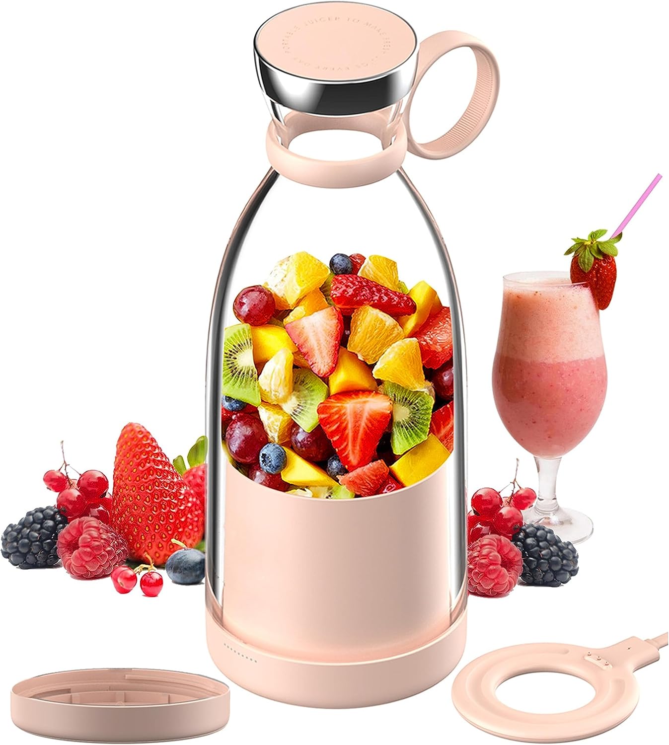 Portable Juicer Bottle - 𝕒𝕝 𝕥𝕒𝕨𝕗𝕚𝕢
